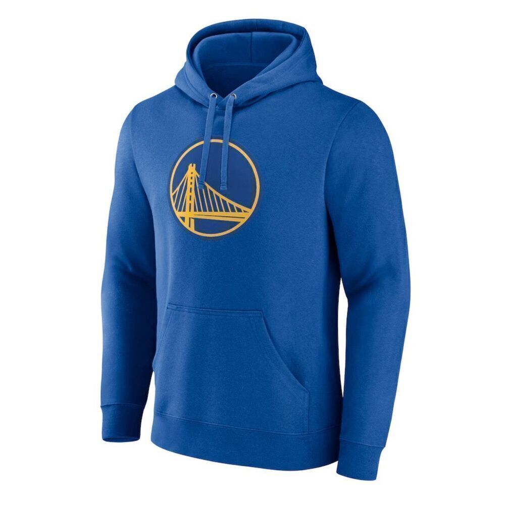 NBA Golden State Warriors Royal Blue Pullover Hoodie Sweater Size Medium